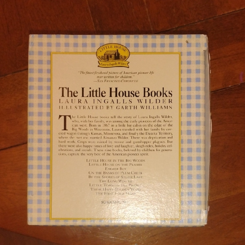 Scholastic Little House Books Collection 1999 Edition